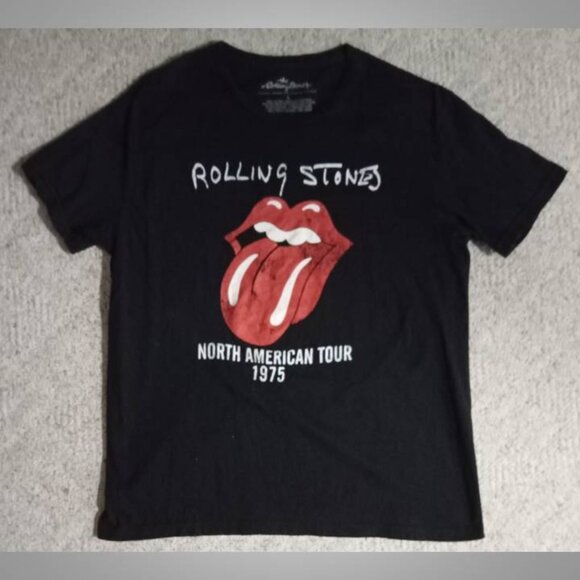 Rolling Stones 1974 tour shirt Men's size Large - Picture 1 of 4